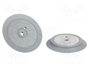 Suction cup; Nitrile rubber NBR; 210mm; Mounting: G1/2-IG; 800g