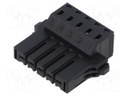 Pluggable terminal block; 5.08mm; ways: 5; straight; plug; female