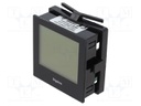 Meter: network parameters; on panel; digital,mounting; LCD