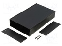 Enclosure: with panel; TUF; X: 120mm; Y: 200mm; Z: 42mm; aluminium