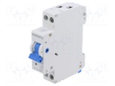Circuit breaker; 230VAC; Inom: 20A; Poles: 1+N; Charact: C; 4.5kA