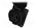 Connector: AC supply 3-phase; socket; female; 125A; 230VAC; IP67
