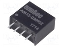 Converter: DC/DC; 1W; Uin: 2.97÷3.63V; 9VDC; Iout: 111mA; SIP4; 1.8g