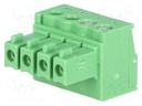 Pluggable terminal block; 3.5mm; ways: 4; straight; plug; female