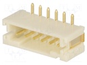 Socket; wire-board; male; 2mm; PIN: 6; SMT; 1A; tinned; -25÷85°C; 100V