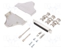 D-Sub; PIN: 37; plug; female; turned contacts; angled; soldering