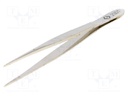 Tweezers; Tweezers len: 115mm; Blades: straight,narrow