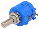 Potentiometer: shaft; multiturn; 10kΩ; 2W; ±5%; 6.35mm; linear; IP40