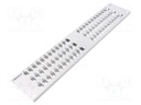 Front panel; 2U; Panel colour: grey; V: double