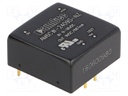 Converter: DC/DC; 6W; Uin: 9÷36V; 9VDC; Iout: 667mA; 1"x1"; 14g