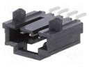 Socket; wire-board; male; SL; 2.54mm; PIN: 4; SMT; tinned; horizontal