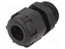 Cable gland; M20; 1.5; IP68; Mat: polyamide; black