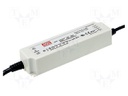 Power supply: switched-mode; LED; 60W; 30VDC; 2A; 90÷305VAC; IP67