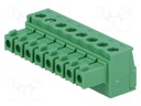Pluggable terminal block; 3.81mm; ways: 8; straight; plug; female