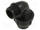 Splice terminal: clamping; Thread: G 3/4" external; 20mm; Plast