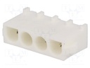 Socket; wire-wire/PCB; male; Universal MATE-N-LOK; 6.35mm; PIN: 4
