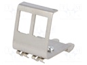 RJ45 plug boot; Keystone; RJ45 socket x2; DIN rail; Rail: TS35