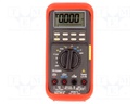 Digital multimeter; LCD (5000),with a backlit; 5x/s; True RMS