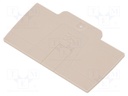 End plate; Application: A series; colourless