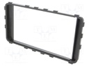 Radio mounting frame; Toyota; 2 DIN; black