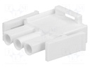 Plug; wire-wire/PCB; male/female; Universal MATE-N-LOK; 6.35mm