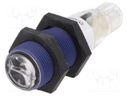 Sensor: photoelectric; Range: 0÷0.1m; PNP; LIGHT-ON; Usup: 12÷24VDC
