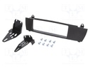 Radio mounting frame; BMW; 1 DIN; black