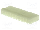 Plug; wire-board; female; 3.96mm; PIN: 11; w/o contacts; for cable