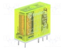 Relay: electromagnetic; DPDT; Ucoil: 12VDC; 8A/250VAC; 8A/30VDC