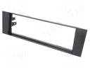 Radio mounting frame; Audi; 1 DIN; black