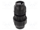 Splice terminal: clamping; Øout: 50mm; Øin: 40mm; for PE pipes