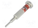 Tool: for demounting of terminals; terminals; A: 12mm; B: 64mm