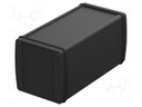 Enclosure: with panel; ALUBOS; X: 84mm; Y: 150mm; Z: 82mm; aluminium