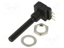 Potentiometer: shaft; single turn; 1MΩ; 200mW; THT; 6mm; plastic