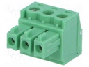 Pluggable terminal block; 3.81mm; ways: 3; straight; plug; female