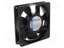 Fan: AC; axial; 230VAC; 119x119x25mm; 117m3/h; 37dBA; ball bearing