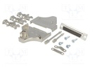 D-Sub; PIN: 25; plug; female; turned contacts; angled; soldering