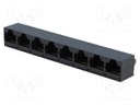 Socket; RJ45; PIN: 8; Cat: 5; Layout: 8p8c