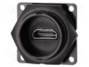Connector: HDMI; socket; Data-Con-X; soldering; IP67,IP68