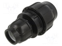 Splice terminal: clamping; Øout: 63mm; Øin: 40mm; for PE pipes