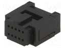 Plug; IDC; female; PIN: 10; IDC; for ribbon cable; 0.635mm