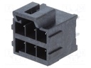 Connector: wire-board; Ultra-Fit; socket; male; straight; PIN: 6