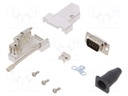 D-Sub; PIN: 9; plug; male; shielded,stamped and formed contacts