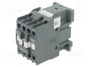 Contactor: 3-pole; NO x3; Auxiliary contacts: NC; 110VAC; 25A; 690V