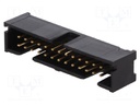 Socket; IDC; male; PIN: 26; straight; THT; gold-plated; 2.54mm