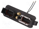 Connector: automotive; DTM; 2x SMA; THT; Polarisation: A,B
