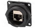 Socket; RJ45; DC; PIN: 8; Cat: 5e; shielded; Layout: 8p8c; IP67,IP68