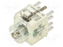Contact block; -30÷70°C; IP00; Contacts: NC x2 + NO x2; 3mm