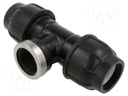 Splice terminal: clamping; for PE pipes; Plast; Medium: water