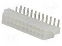 Socket; wire-board; male; MF42; 4.2mm; PIN: 22; THT; mounting holes